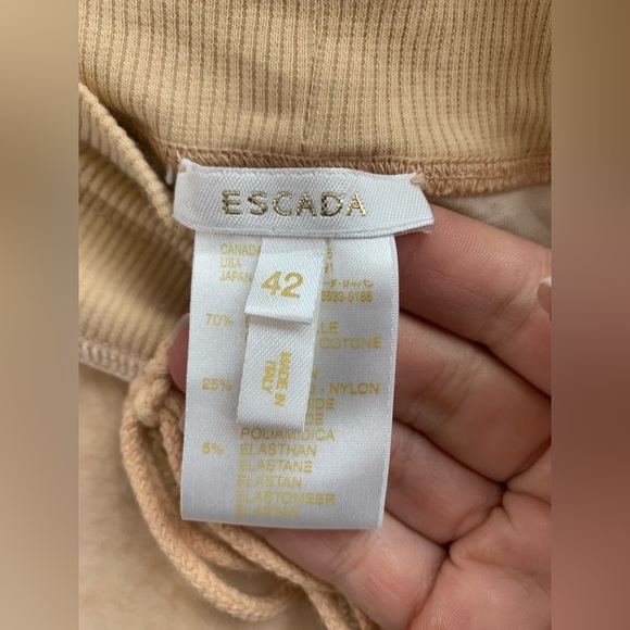 ESCADA velour pants size 42 XL - Picture 4 of 7